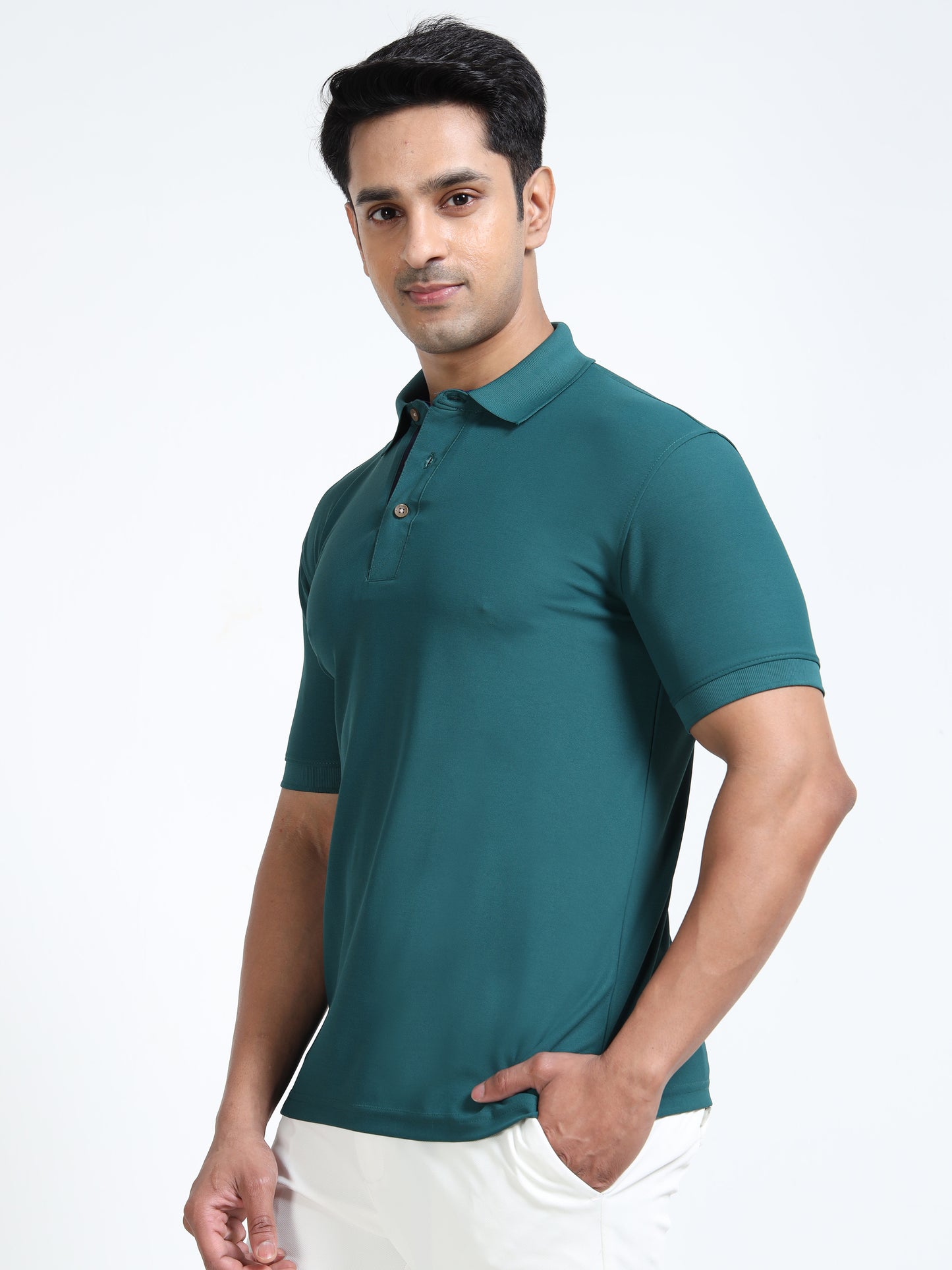 Premium Polo T-Shirt – Black Berry