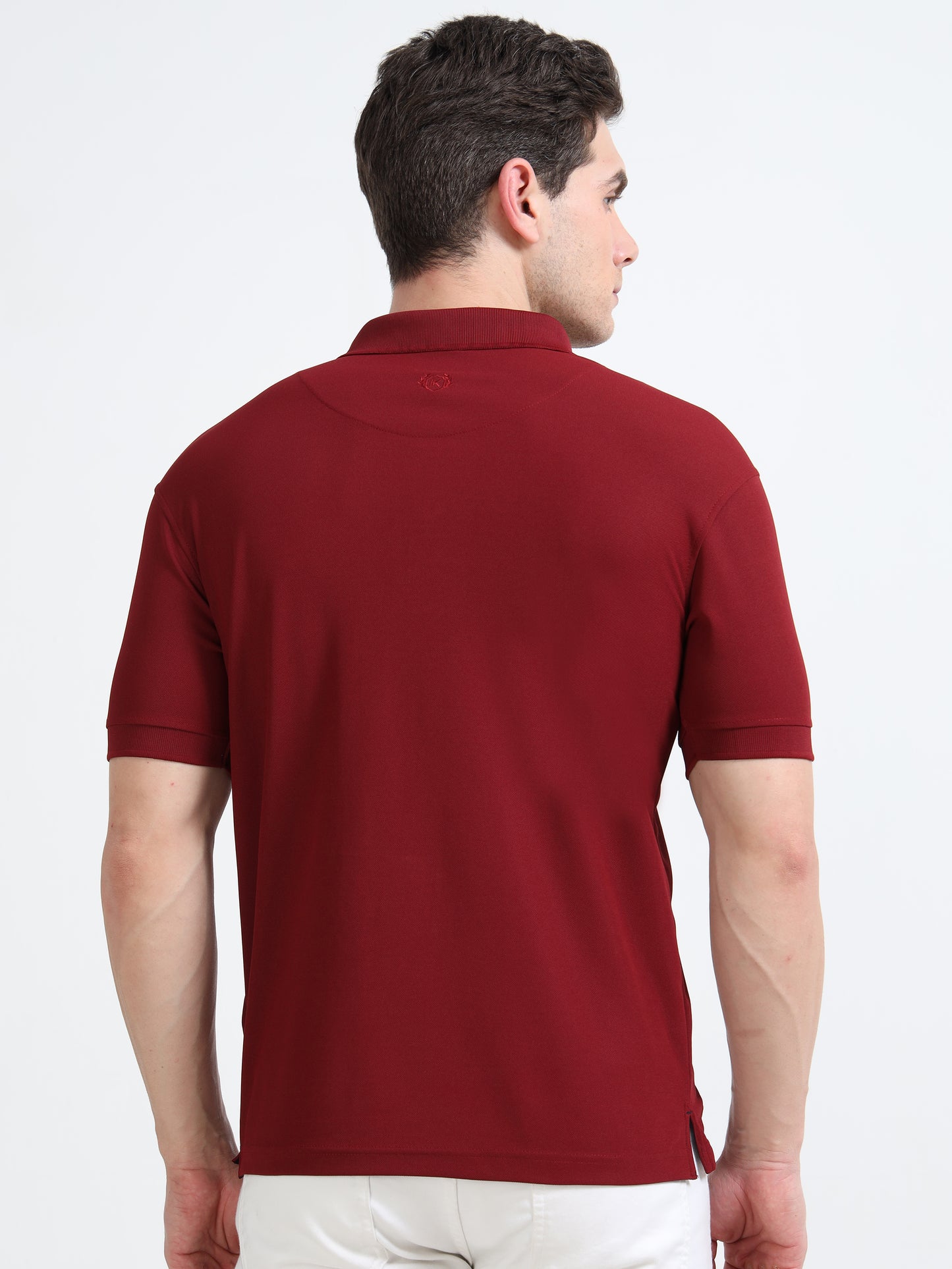 Premium Polo T-Shirt – Royal Maroon