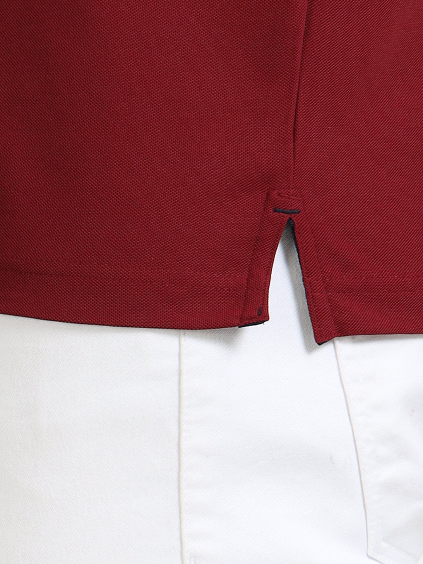 Premium Polo T-Shirt – Royal Maroon