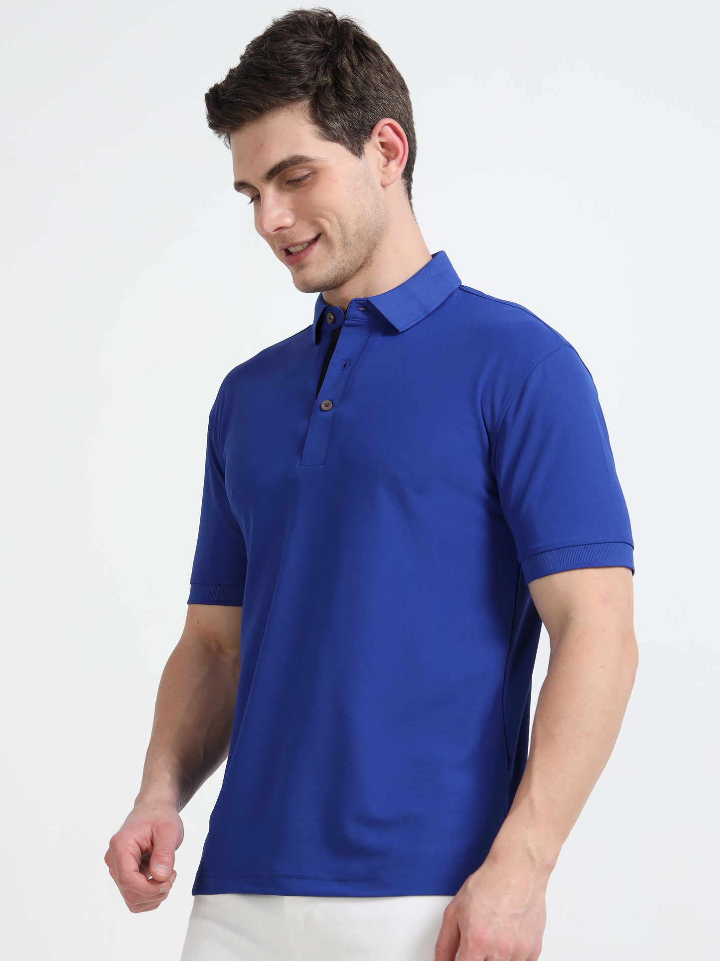 Premium Polo T-Shirt – Royal Blue