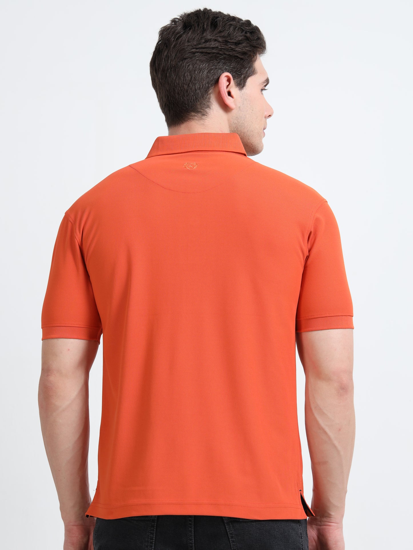 Premium Polo T-Shirt – Rocher Orange