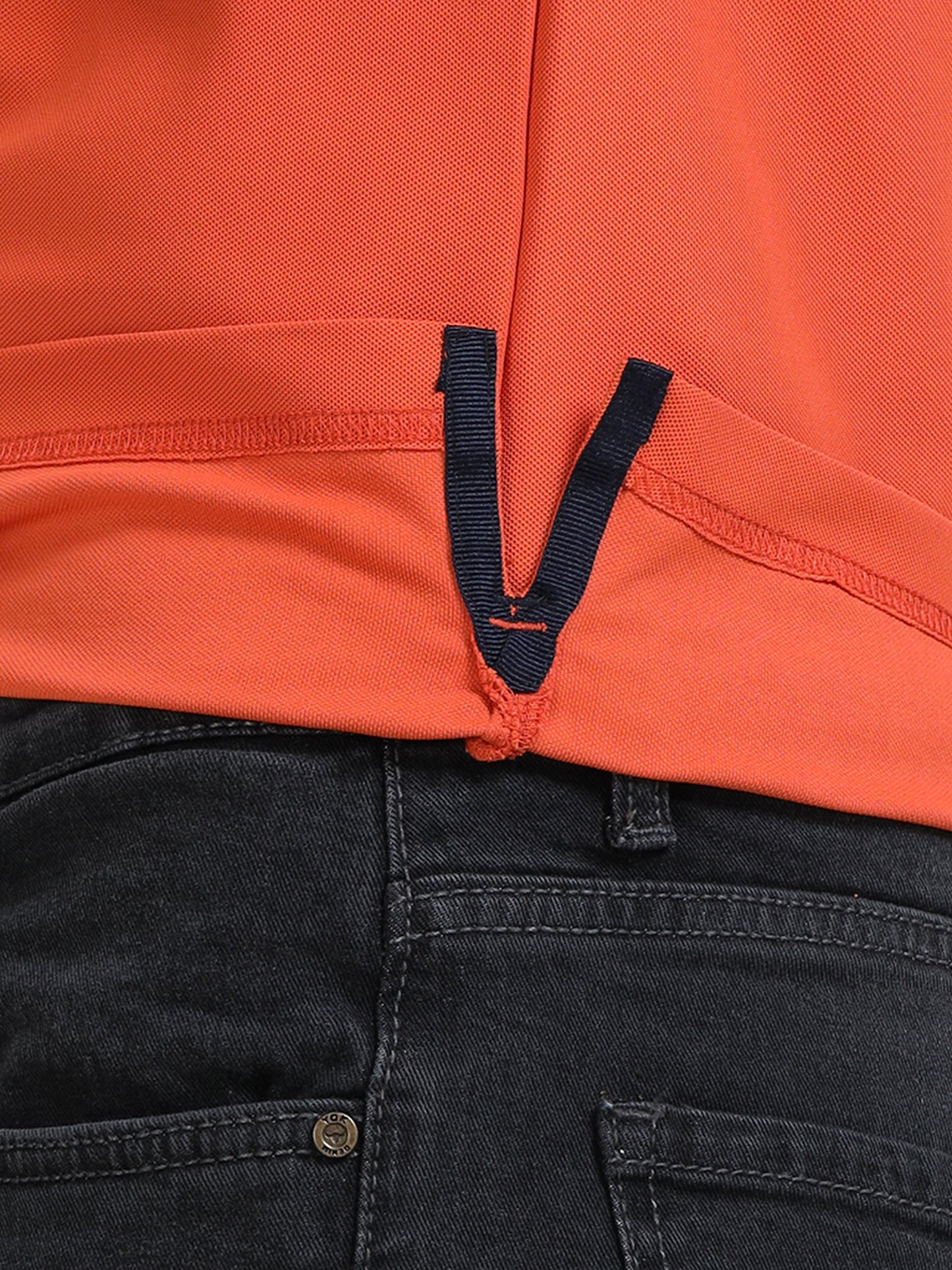Premium Polo T-Shirt – Rocher Orange
