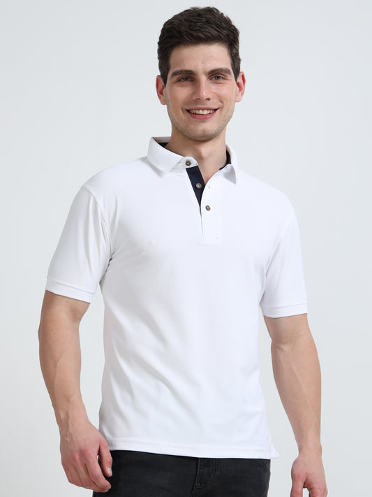 Premium Polo T-Shirt – White