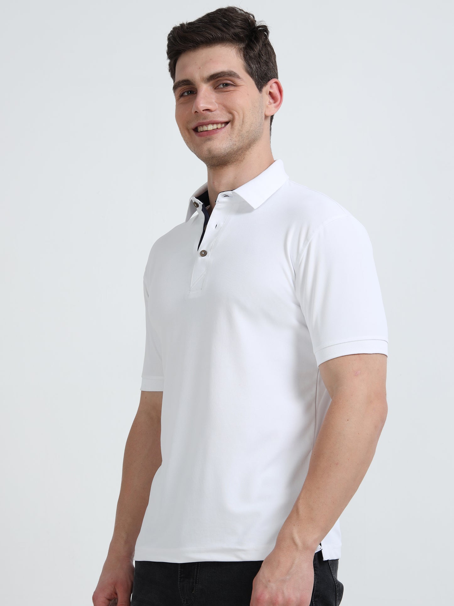Premium Polo T-Shirt – White