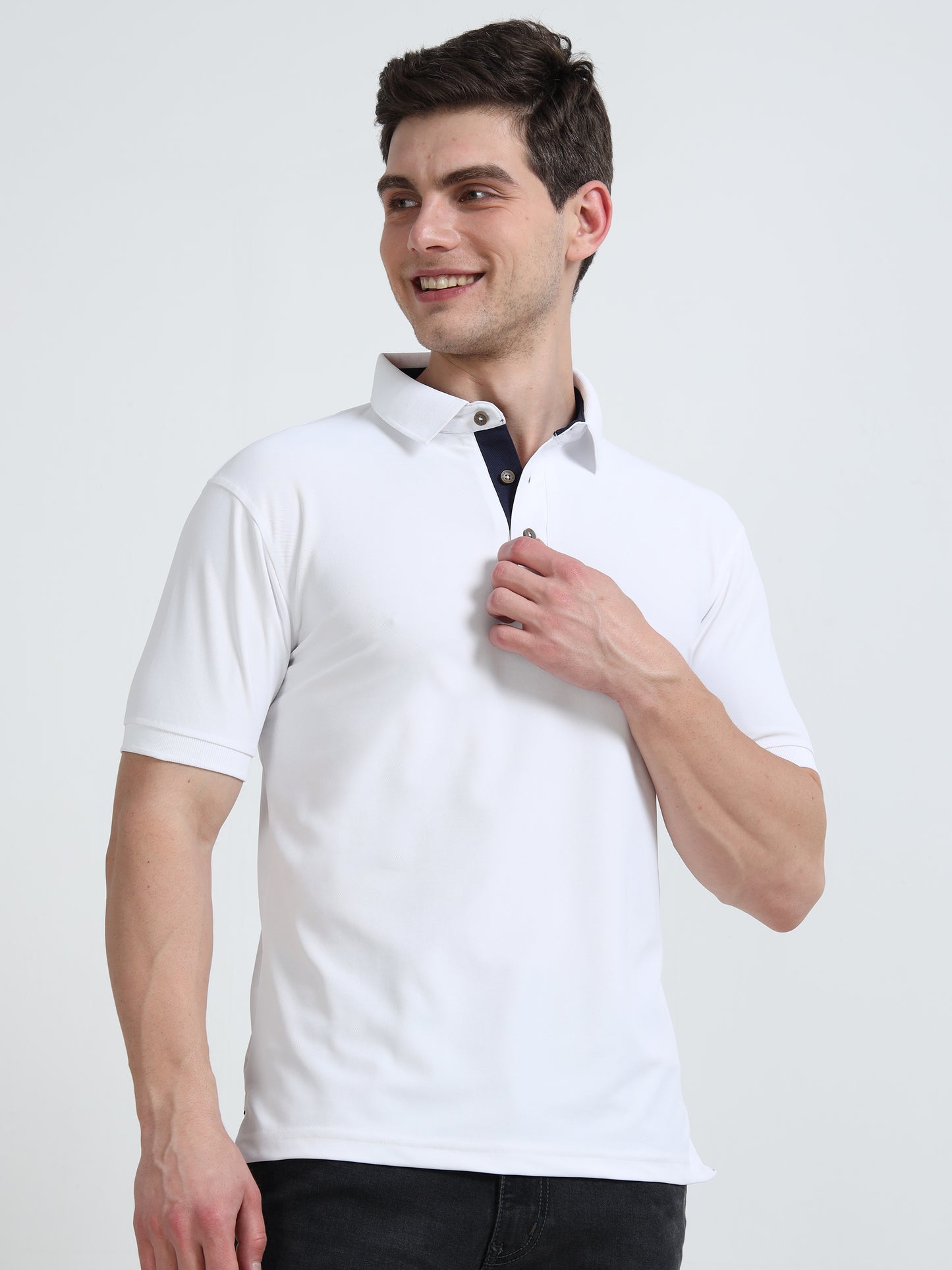Premium Polo T-Shirt – White