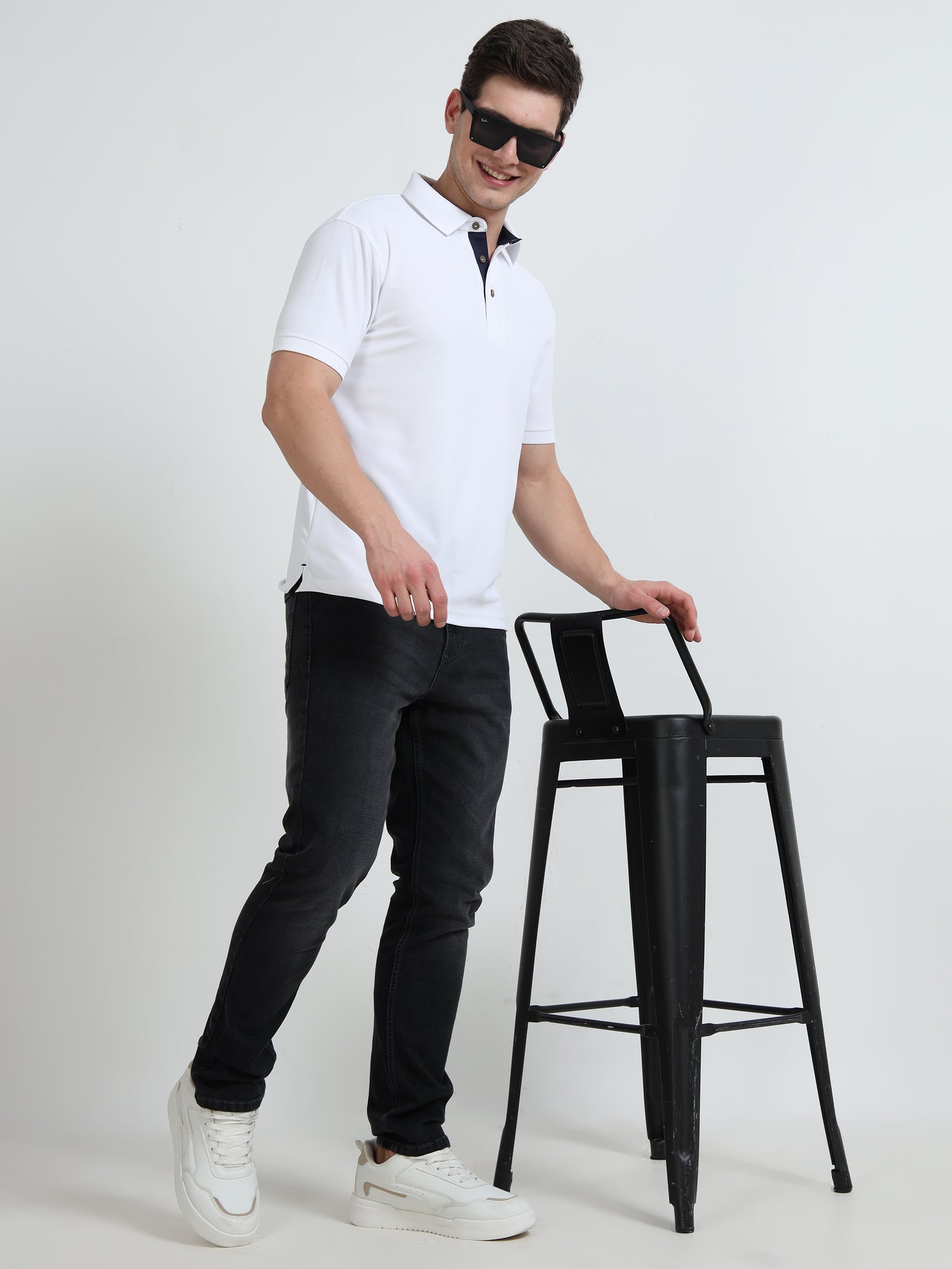 Premium Polo T-Shirt – White