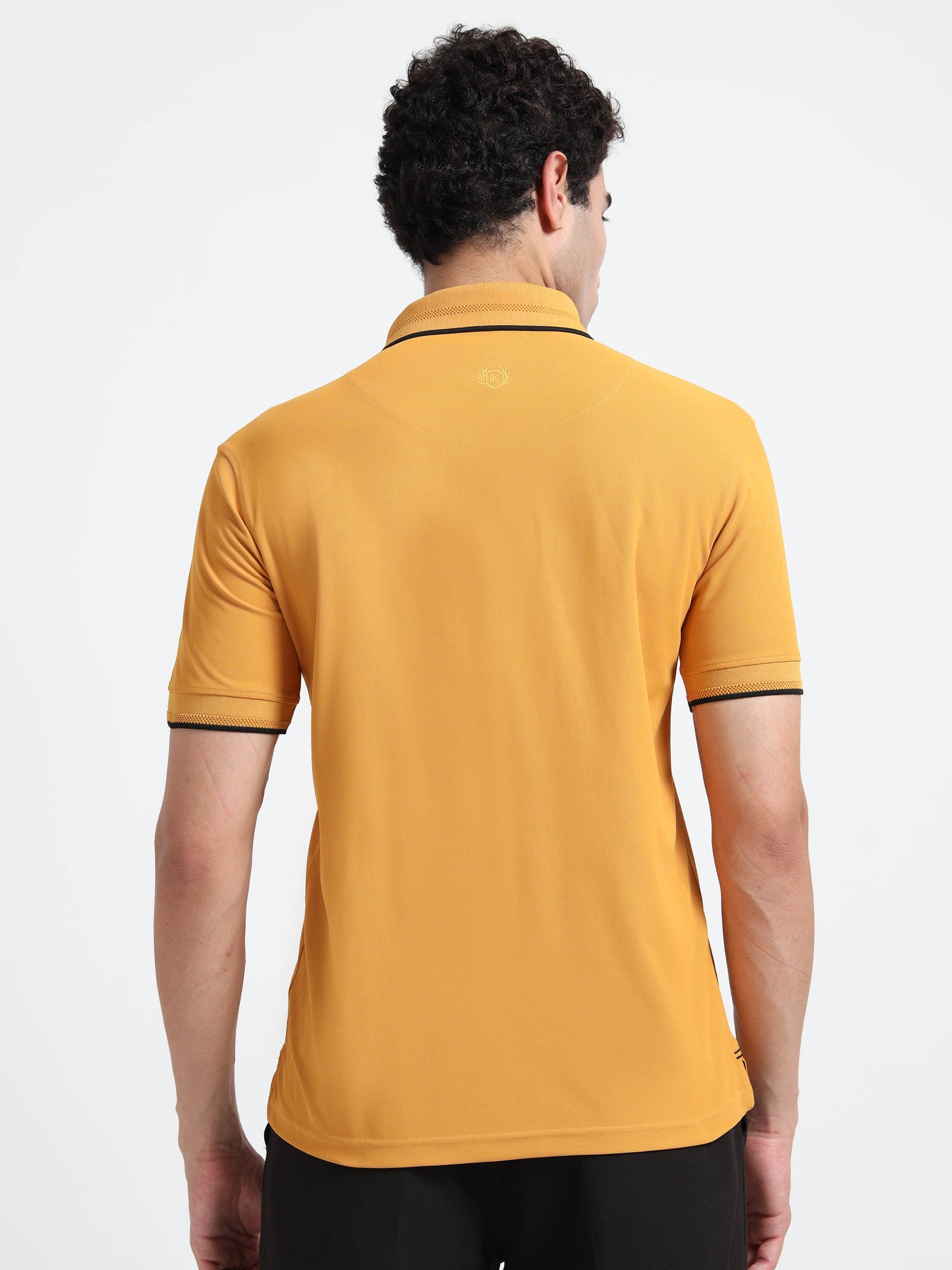 Premium Polo T-Shirt – Mustard Yellow Classic Edition