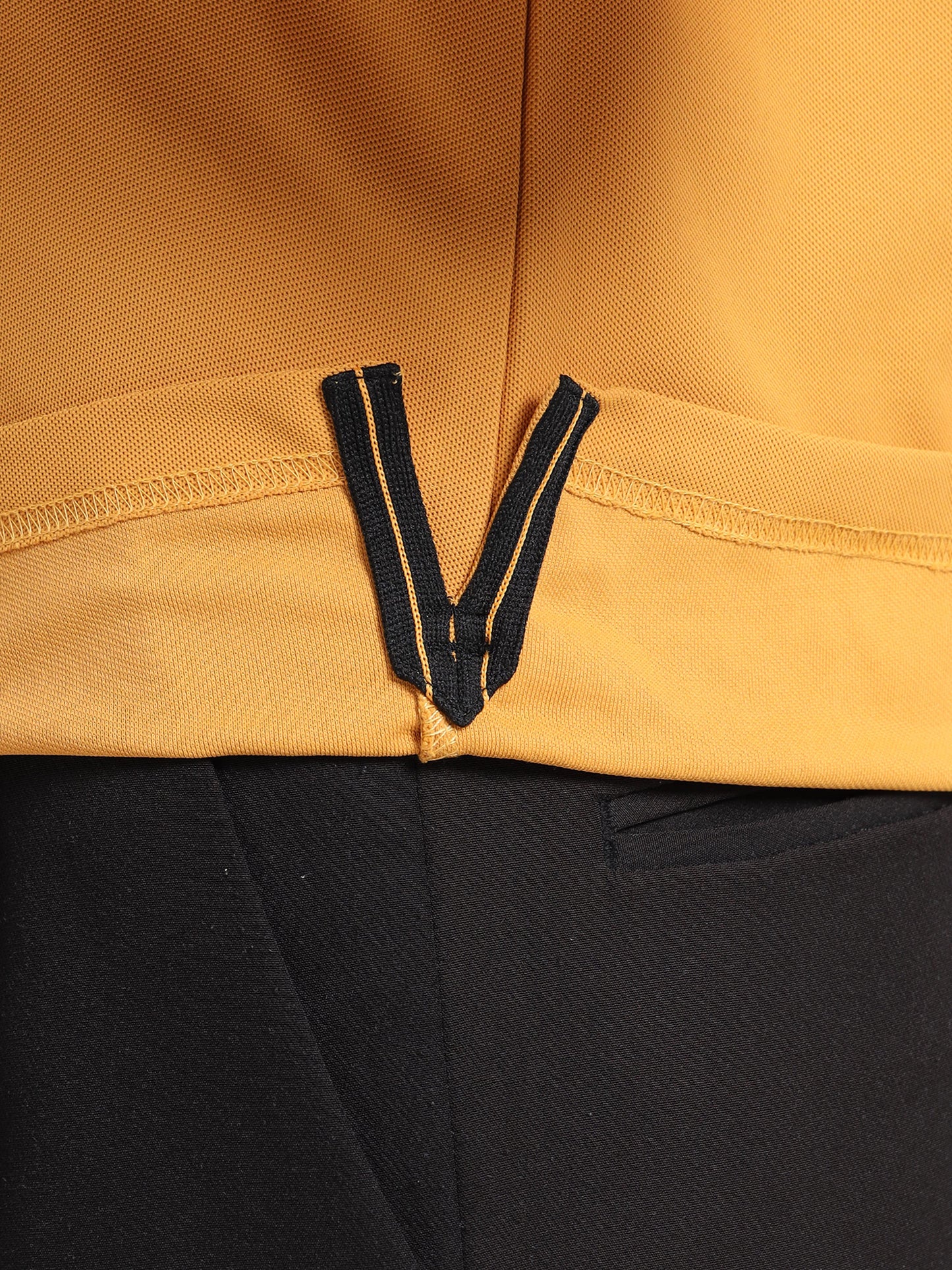 Premium Polo T-Shirt – Mustard Yellow Classic Edition