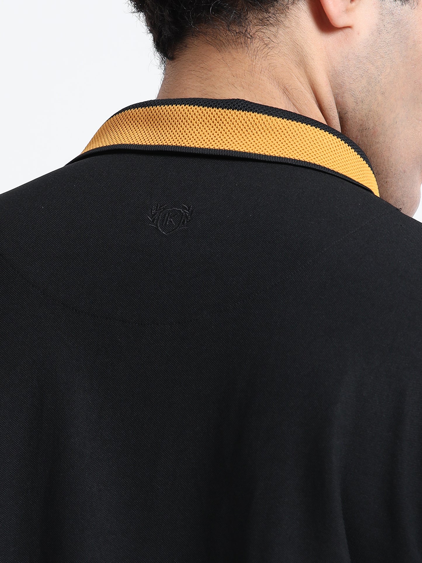 Premium Polo T-Shirt – Black Gold Edition