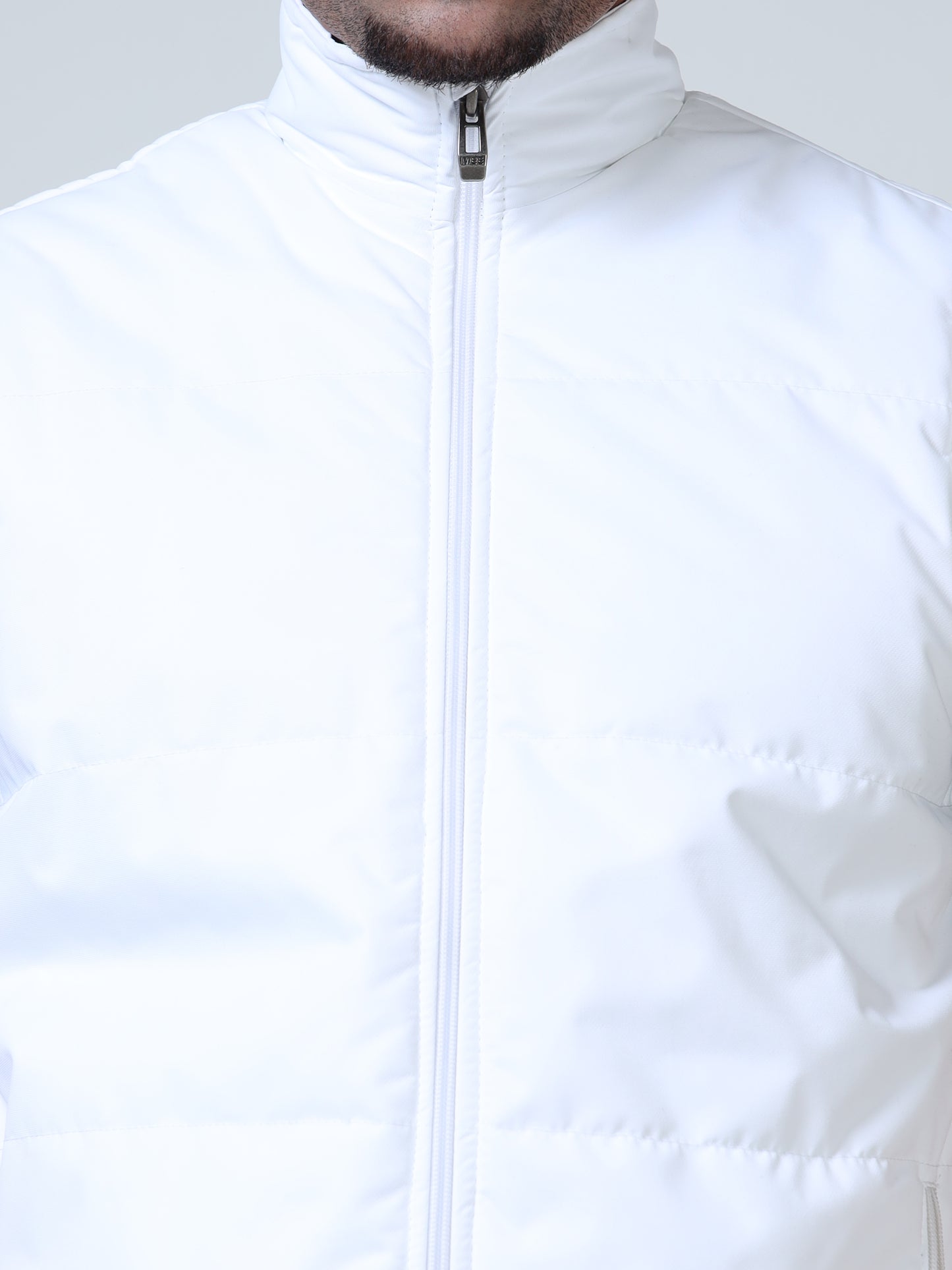 Puffer Sleeveless Jacket – Aura Of  White