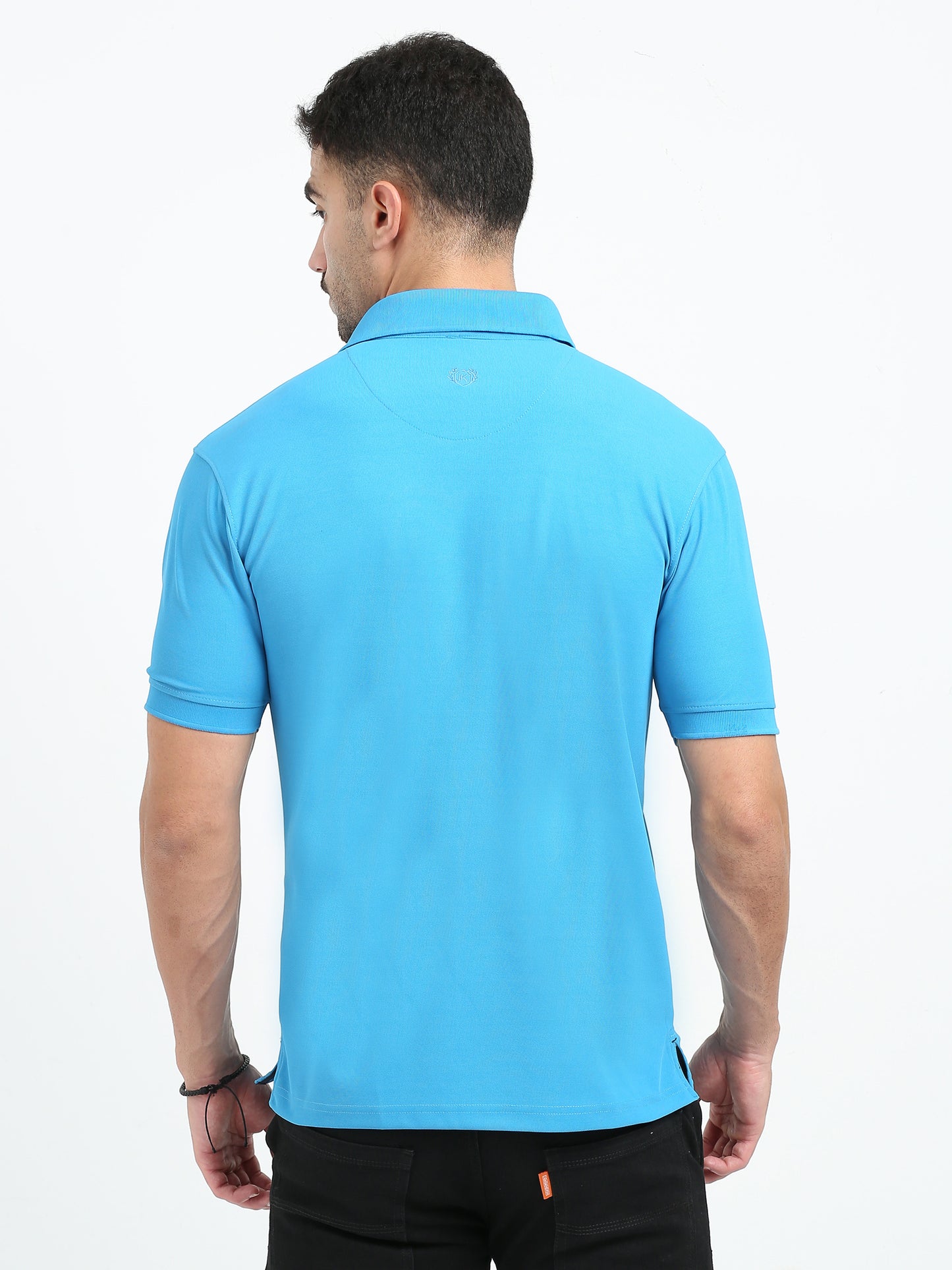 Premium Polo T-Shirt – Capri Blue