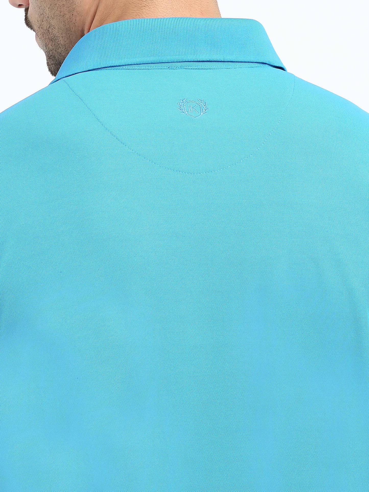 Premium Polo T-Shirt – Capri Blue