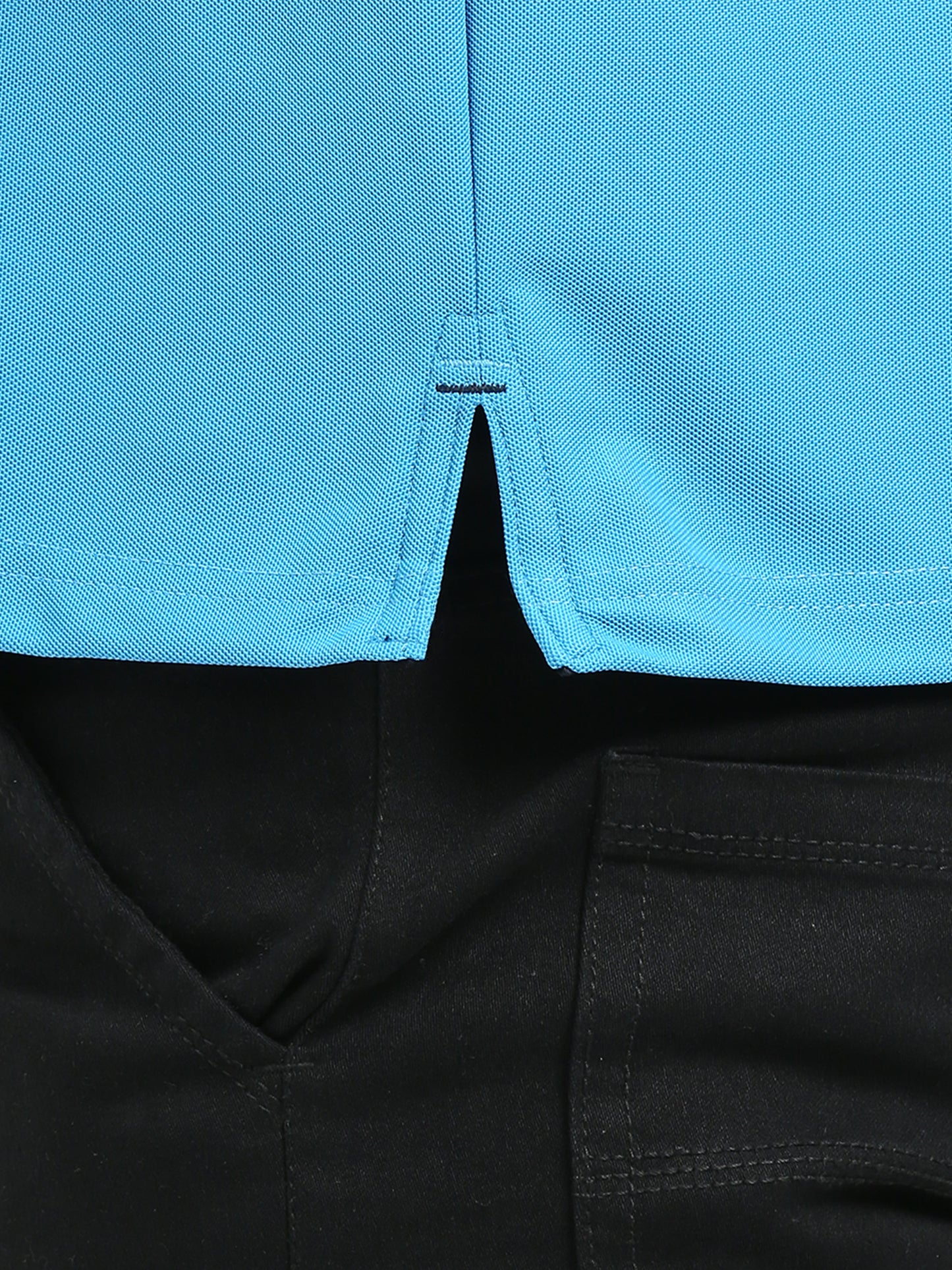 Premium Polo T-Shirt – Capri Blue