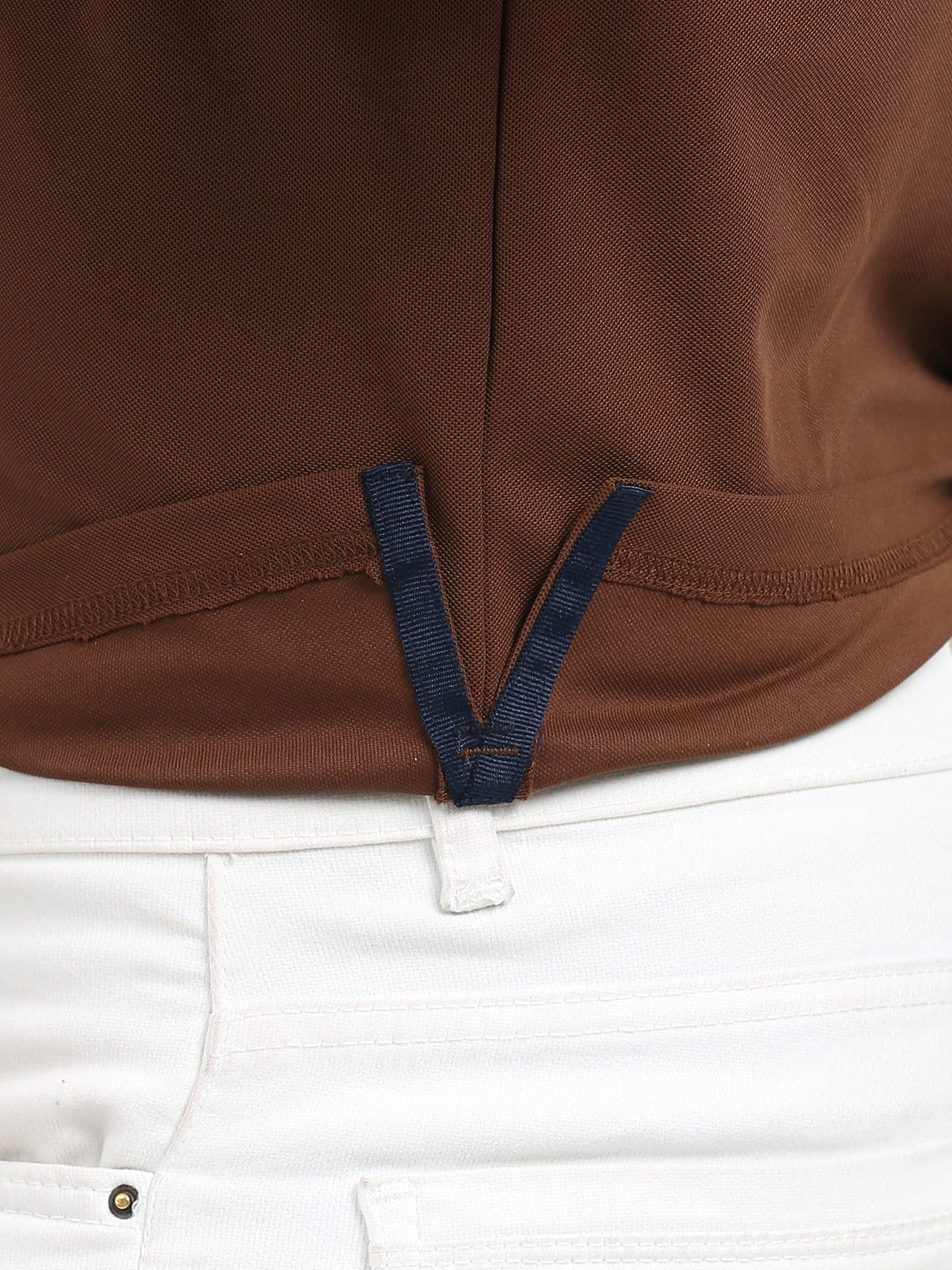 Premium Polo T-Shirt – Coco Brown