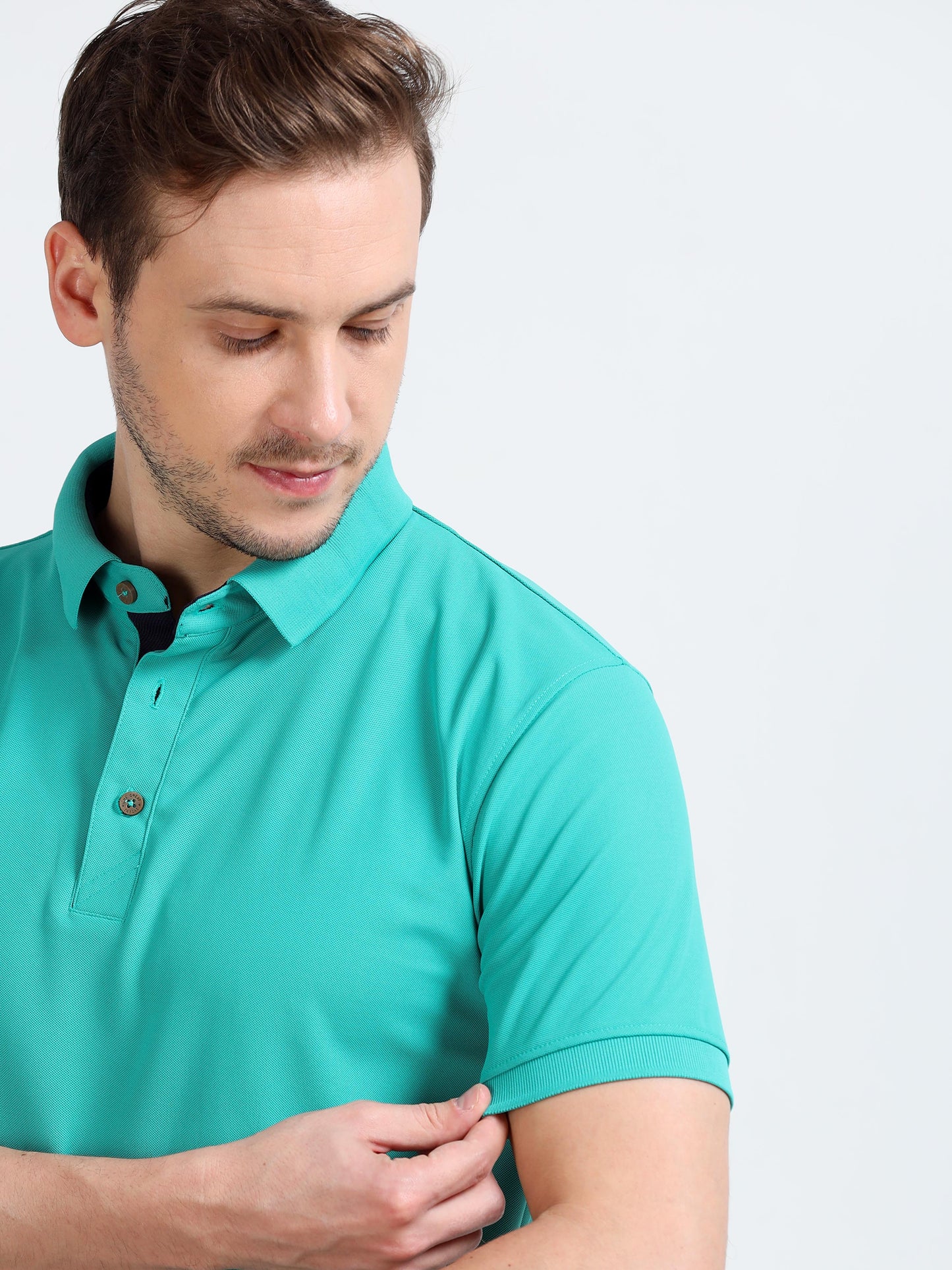 Premium Polo T-Shirt – Siemens Green