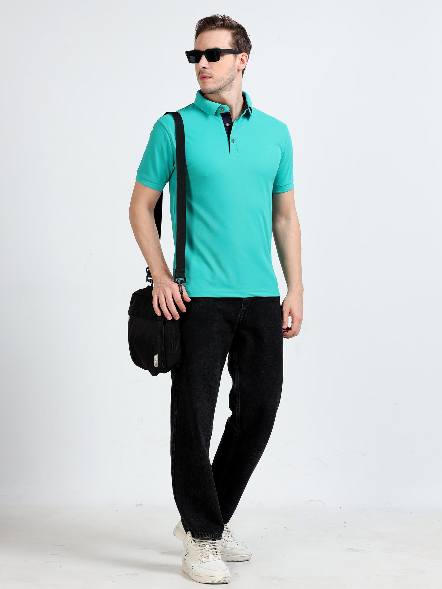Premium Polo T-Shirt – Siemens Green