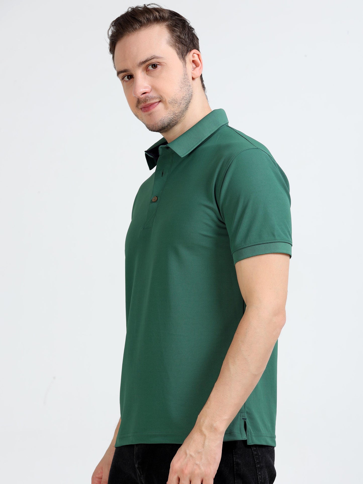 Premium Polo T-Shirt – Apple Green