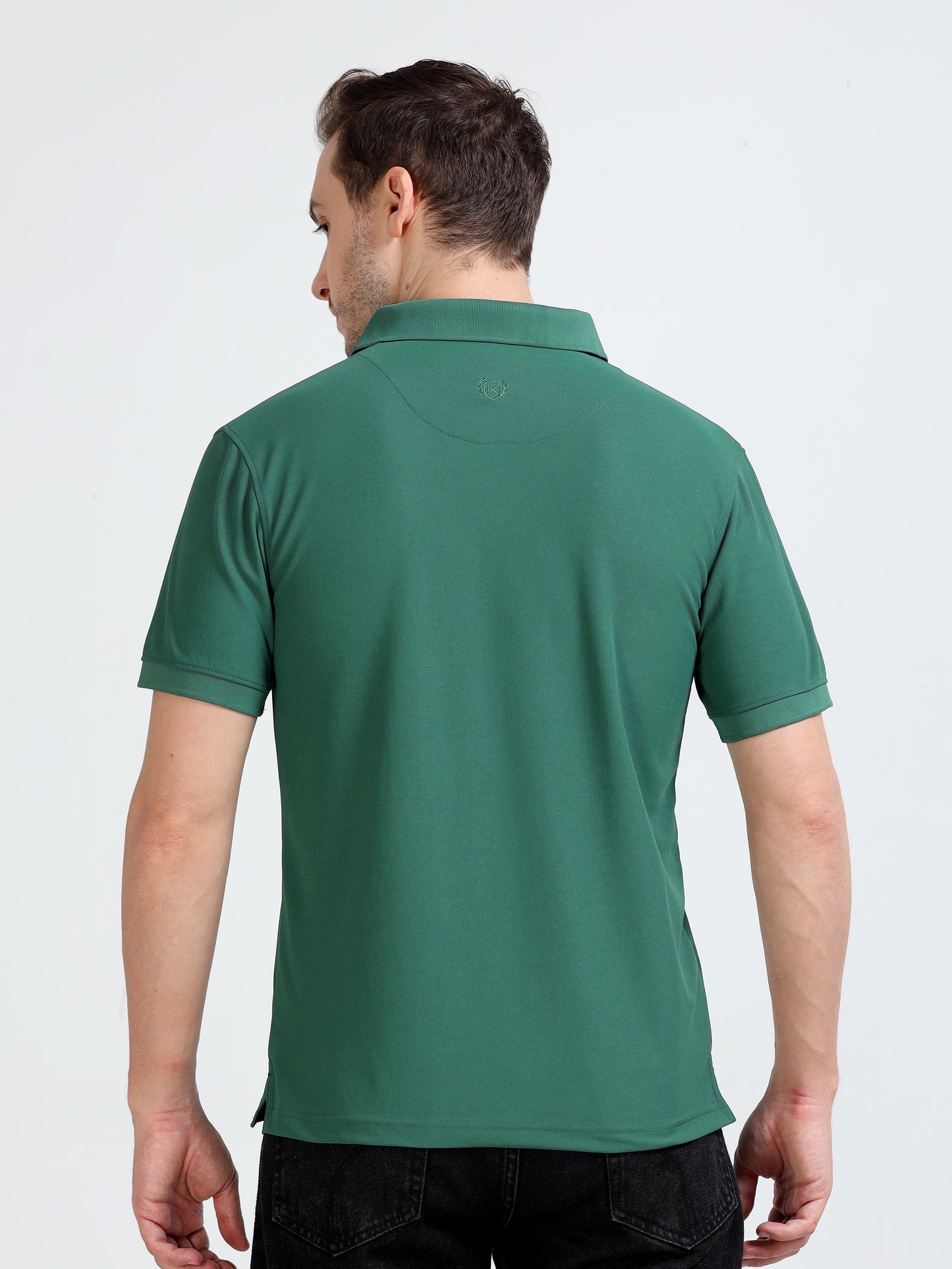 Premium Polo T-Shirt – Apple Green