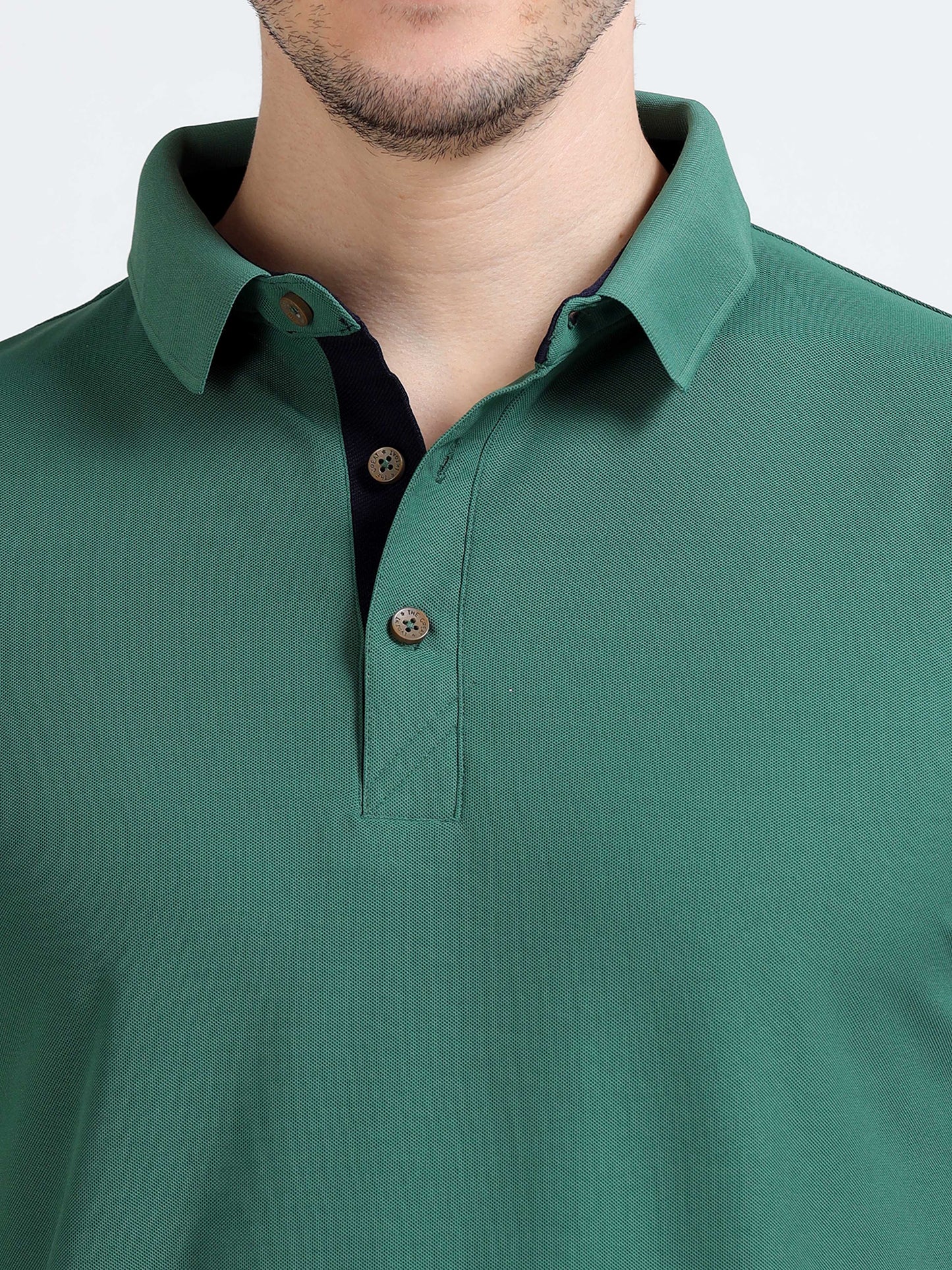 Premium Polo T-Shirt – Apple Green