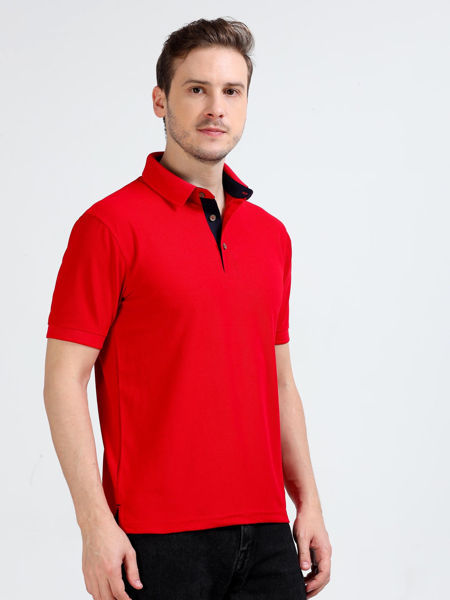 Premium Polo T-Shirt – MI Red