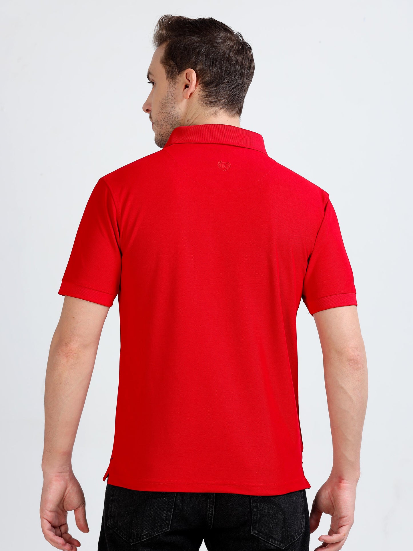 Premium Polo T-Shirt – MI Red