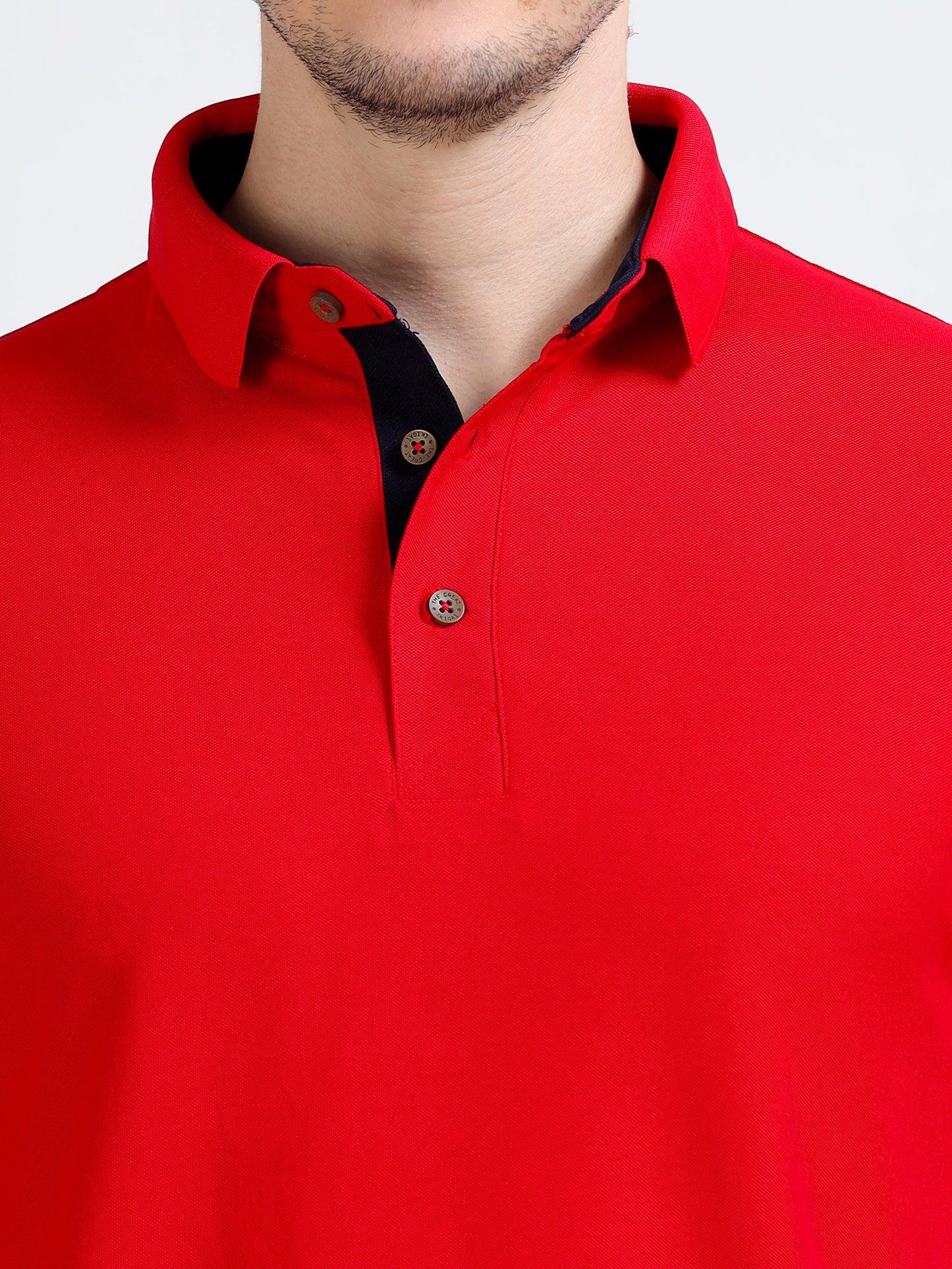 Premium Polo T-Shirt – MI Red