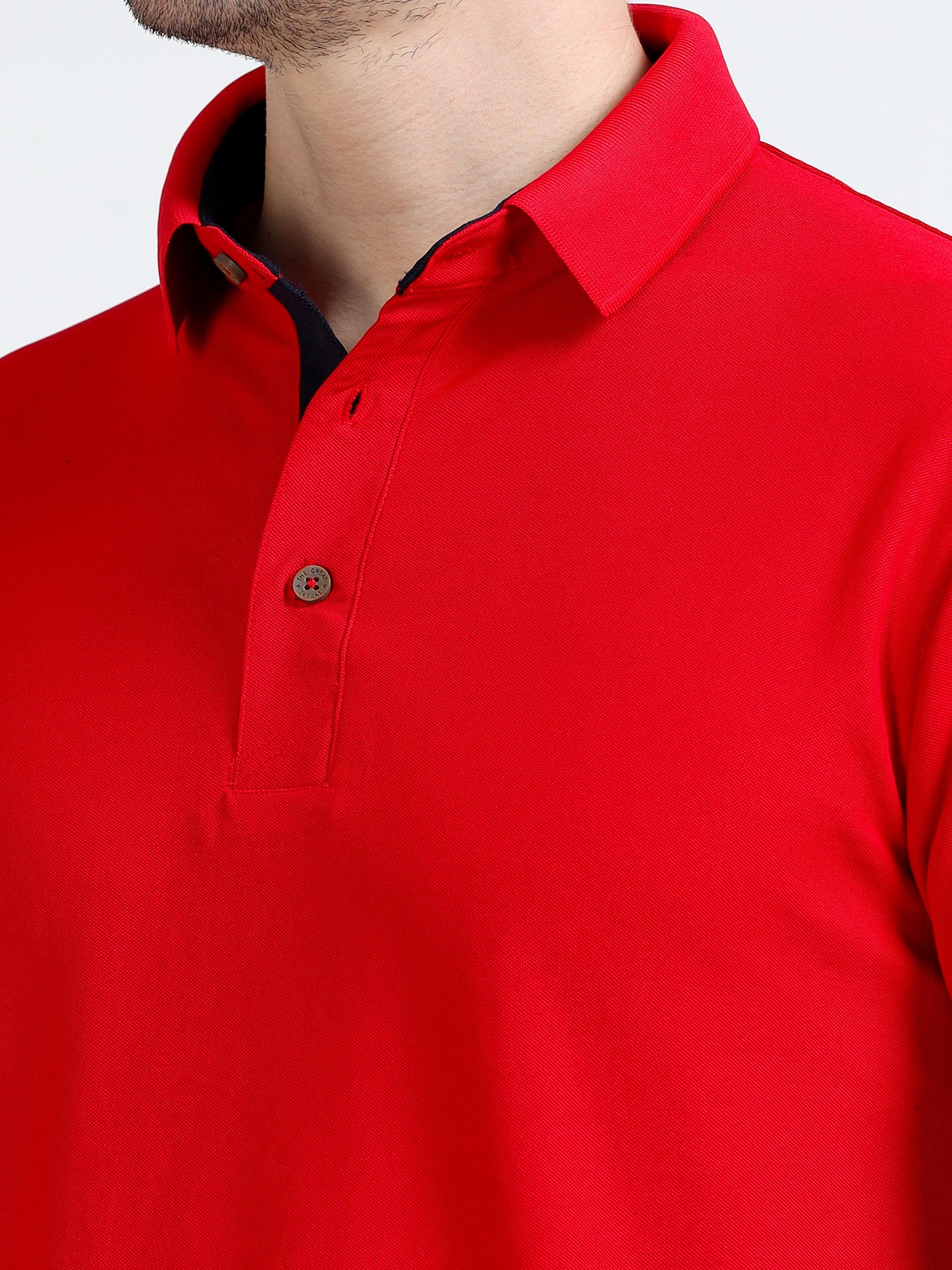 Premium Polo T-Shirt – MI Red