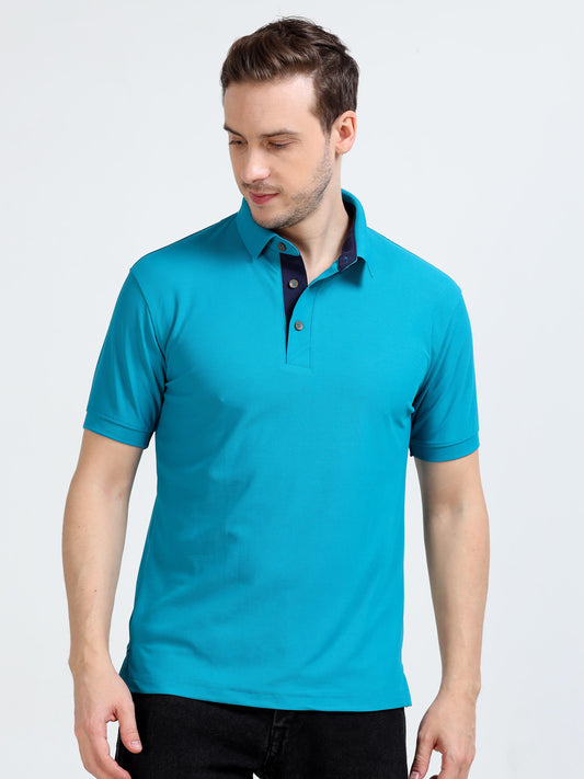 Premium Polo T-Shirt – Jade Green