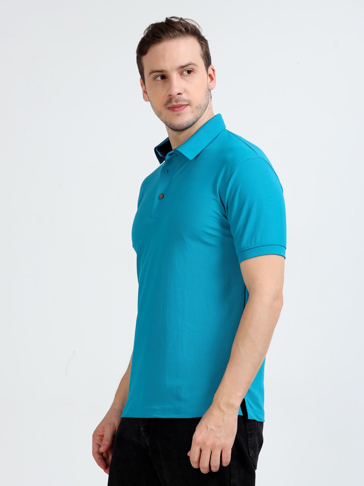 Premium Polo T-Shirt – Jade Green