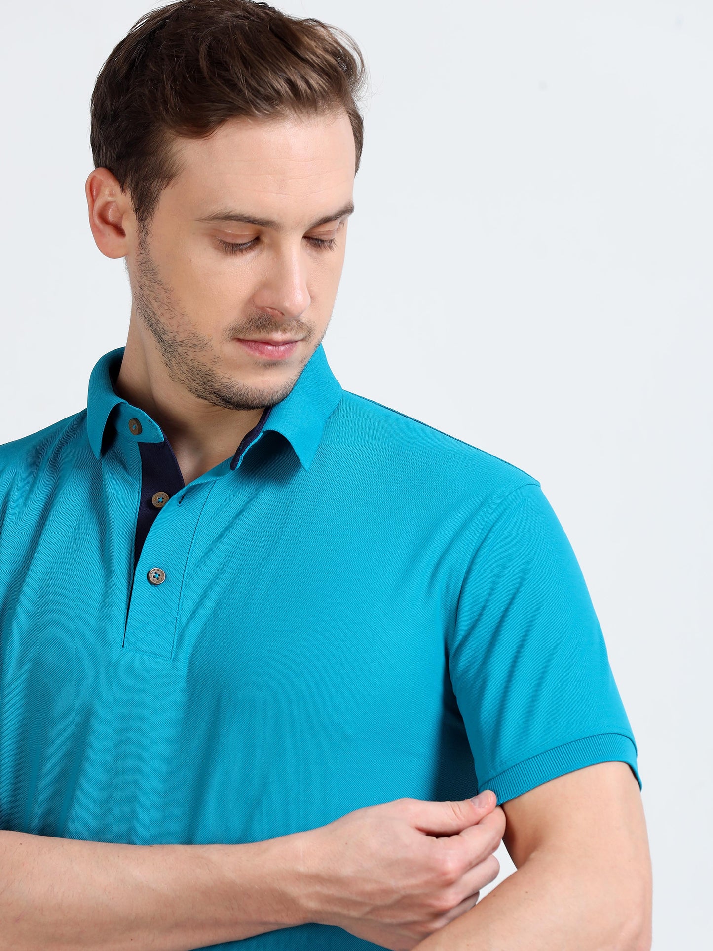 Premium Polo T-Shirt – Jade Green