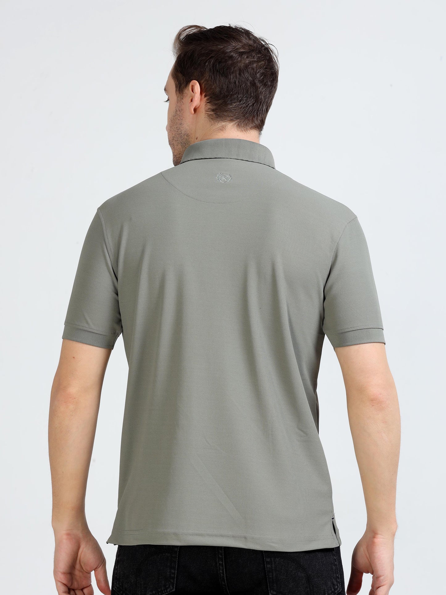 Premium Polo T-Shirt – Moose Grey
