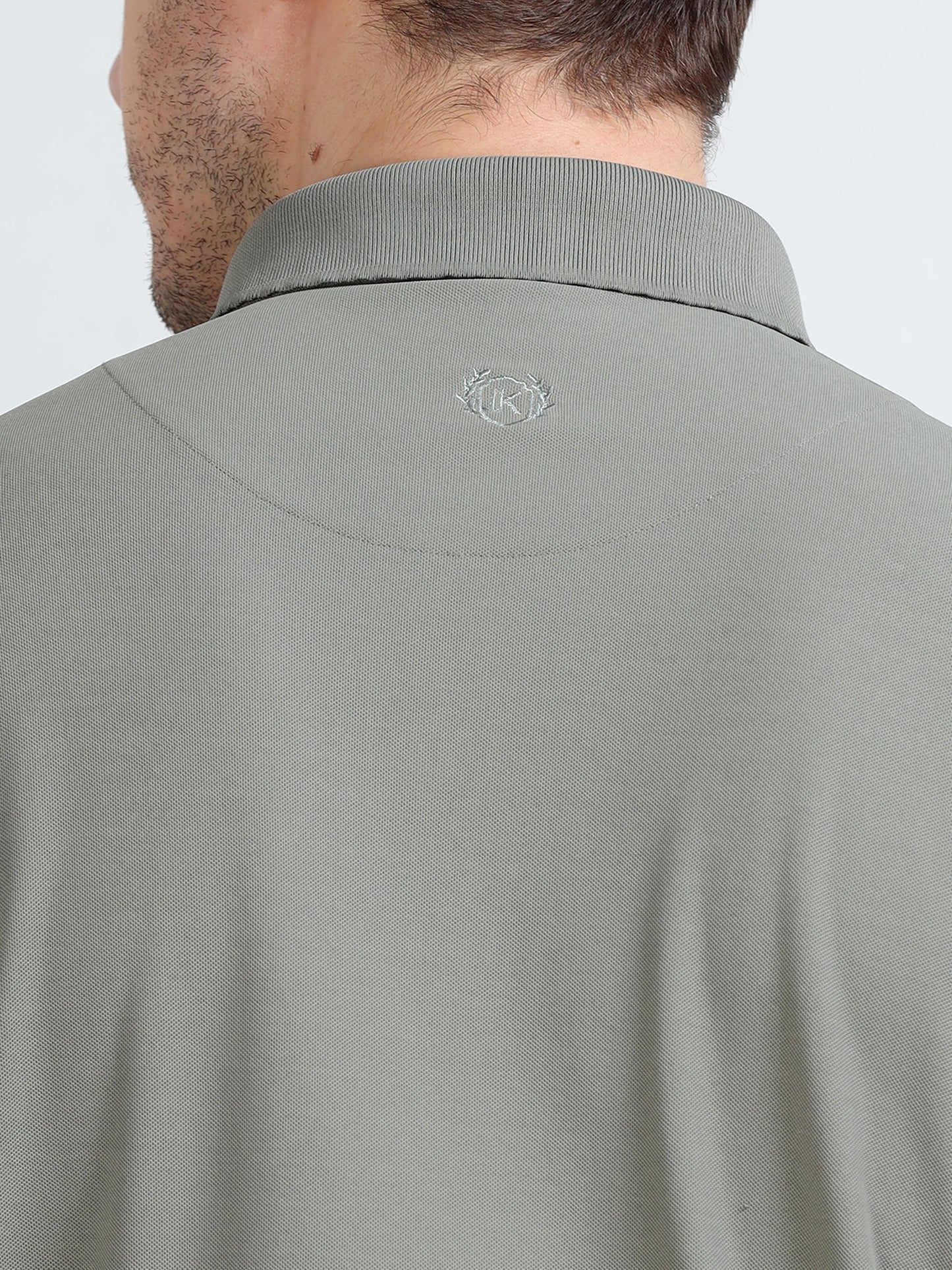 Premium Polo T-Shirt – Moose Grey