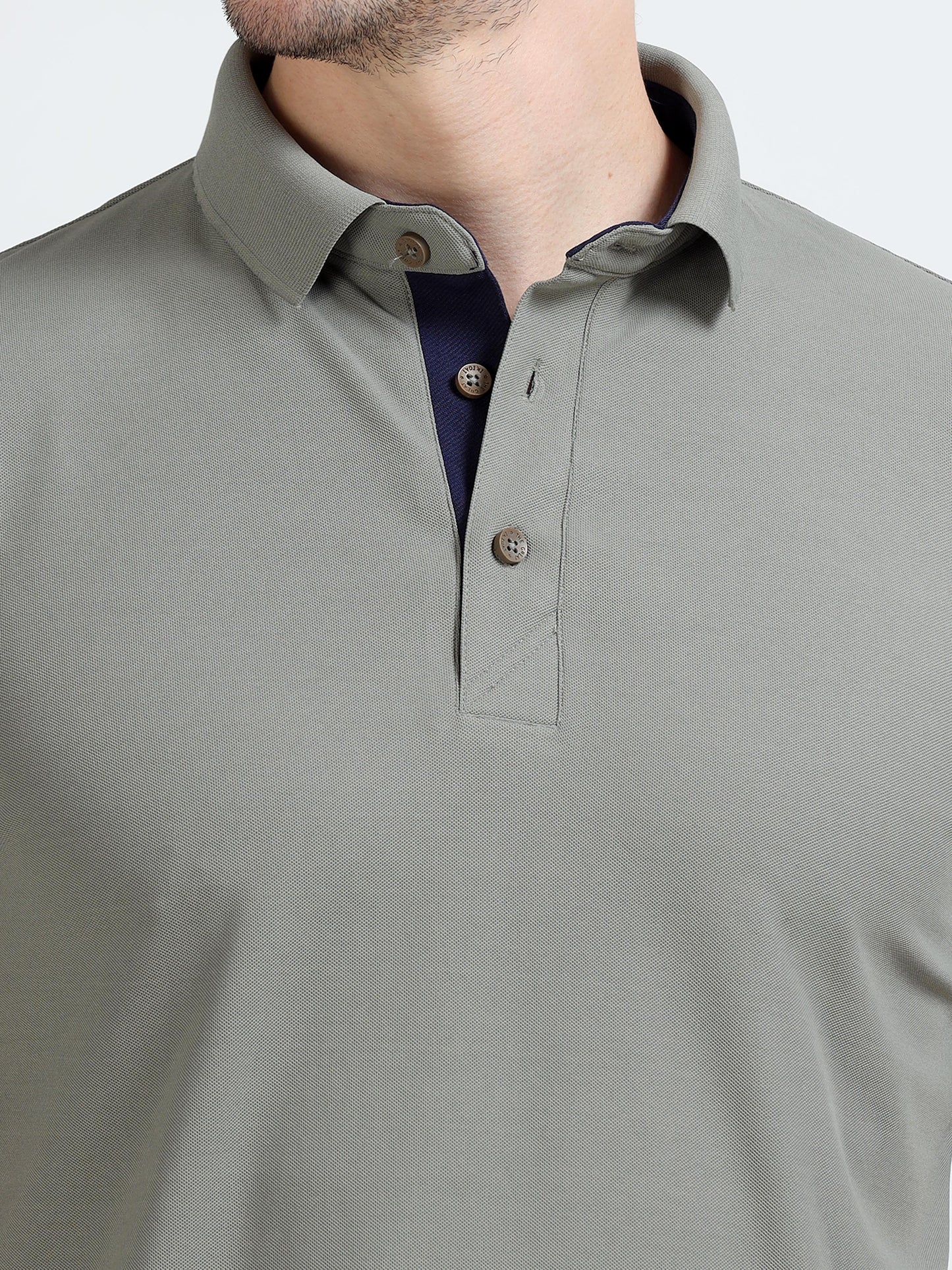 Premium Polo T-Shirt – Moose Grey