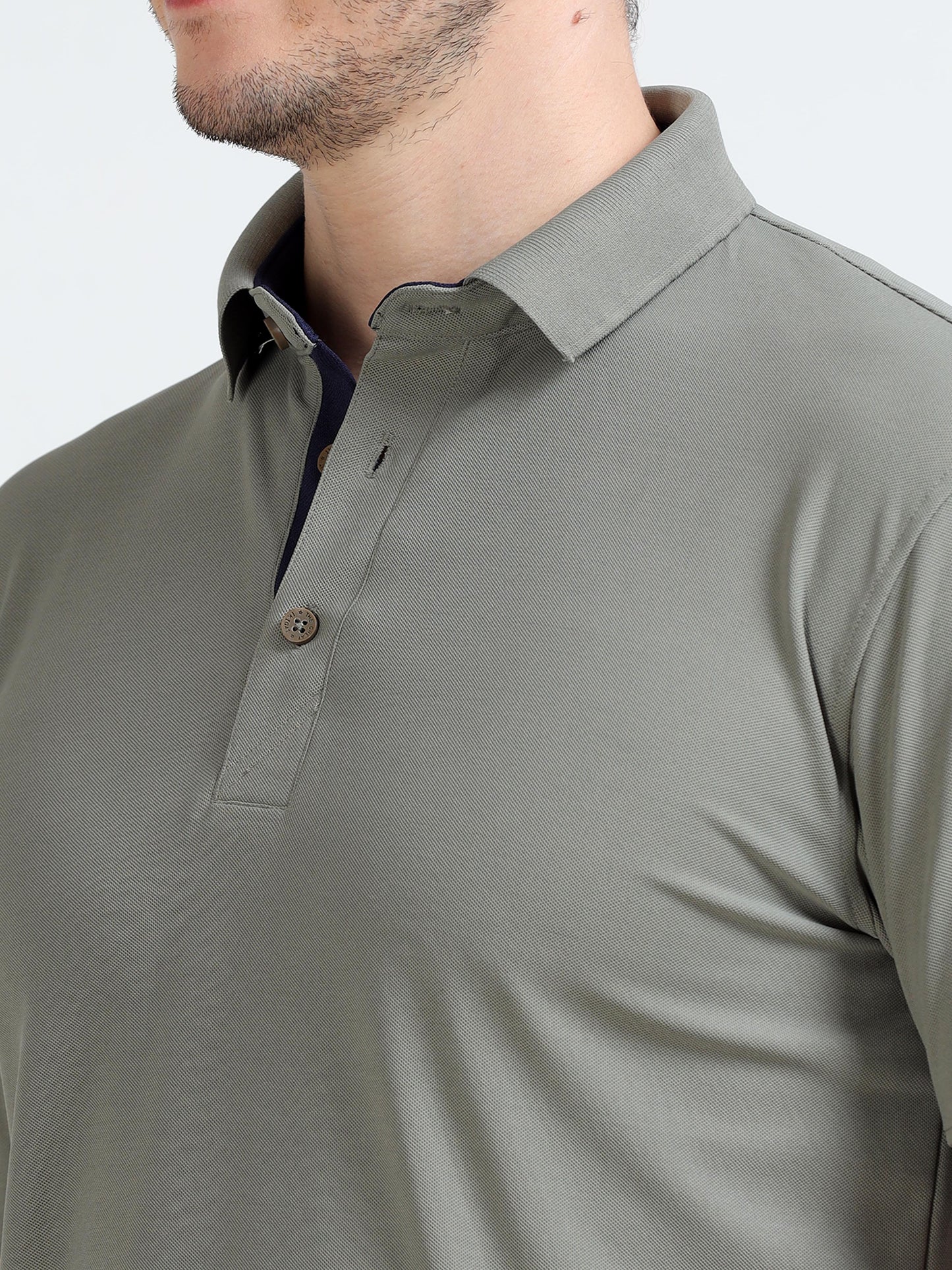 Premium Polo T-Shirt – Moose Grey