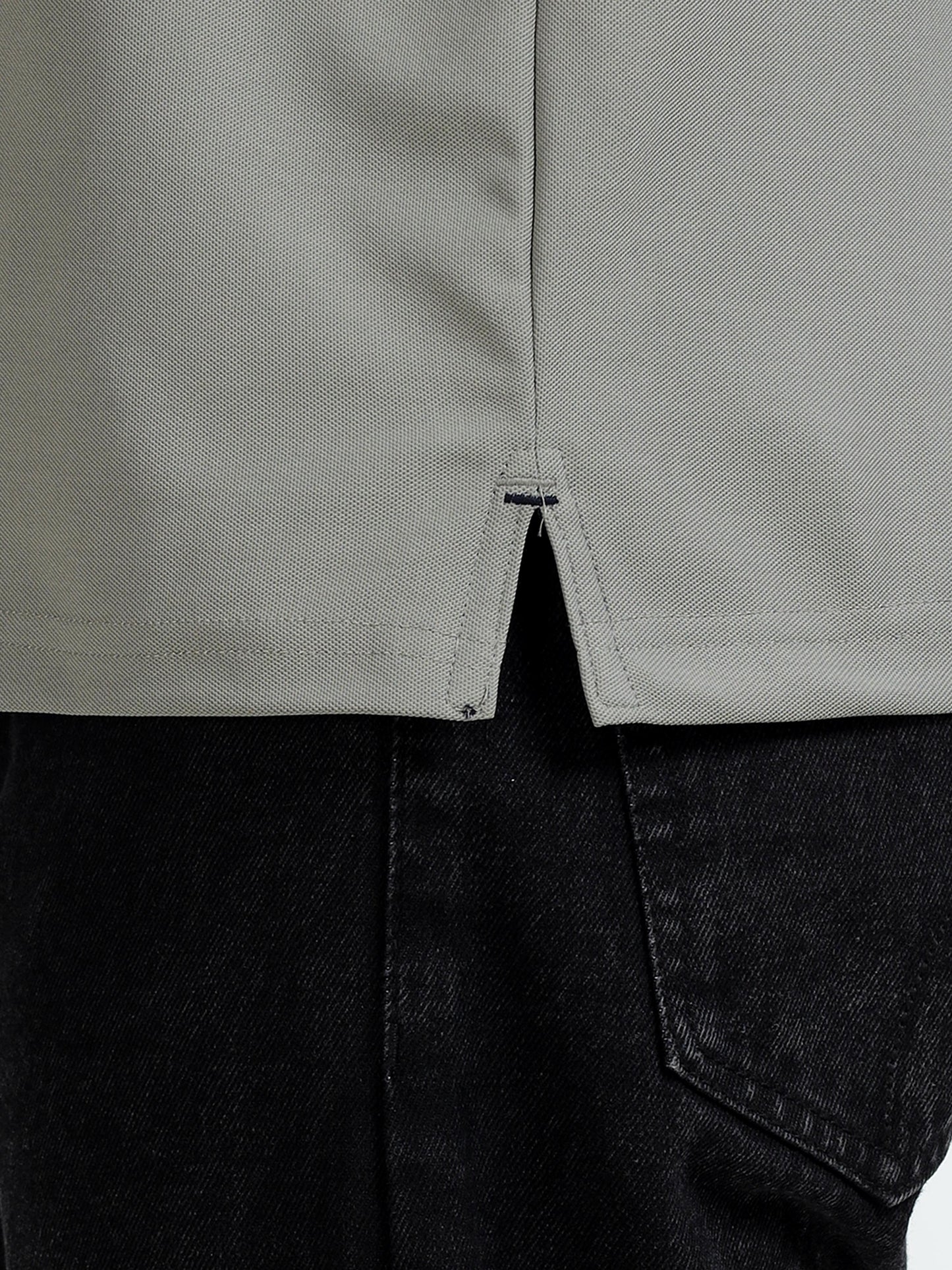 Premium Polo T-Shirt – Moose Grey