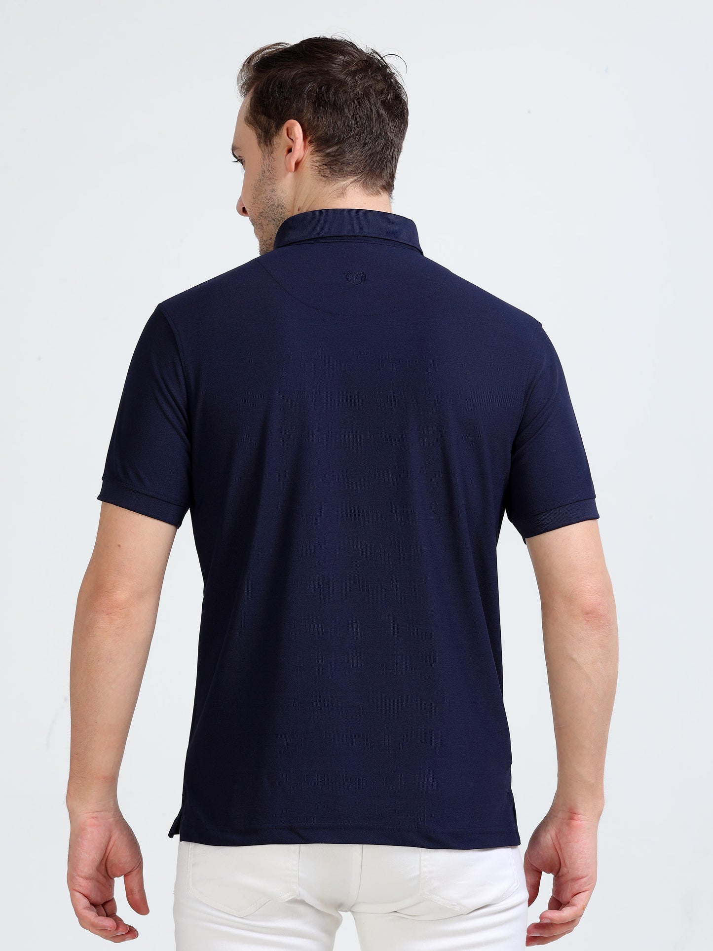 Premium Polo T-Shirt – Navy Blue