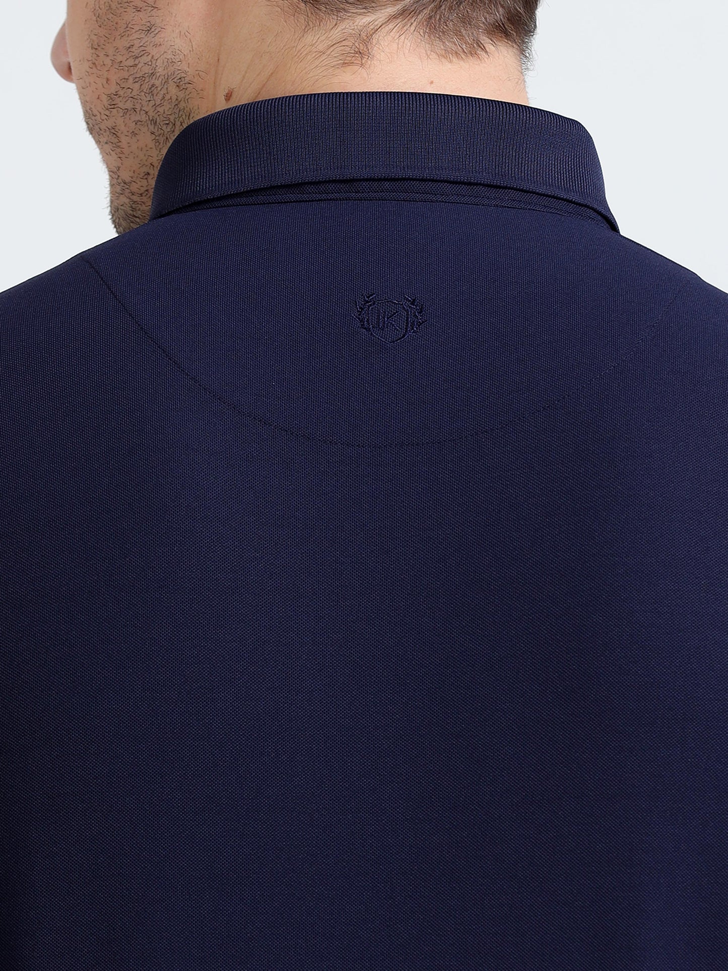 Premium Polo T-Shirt – Navy Blue