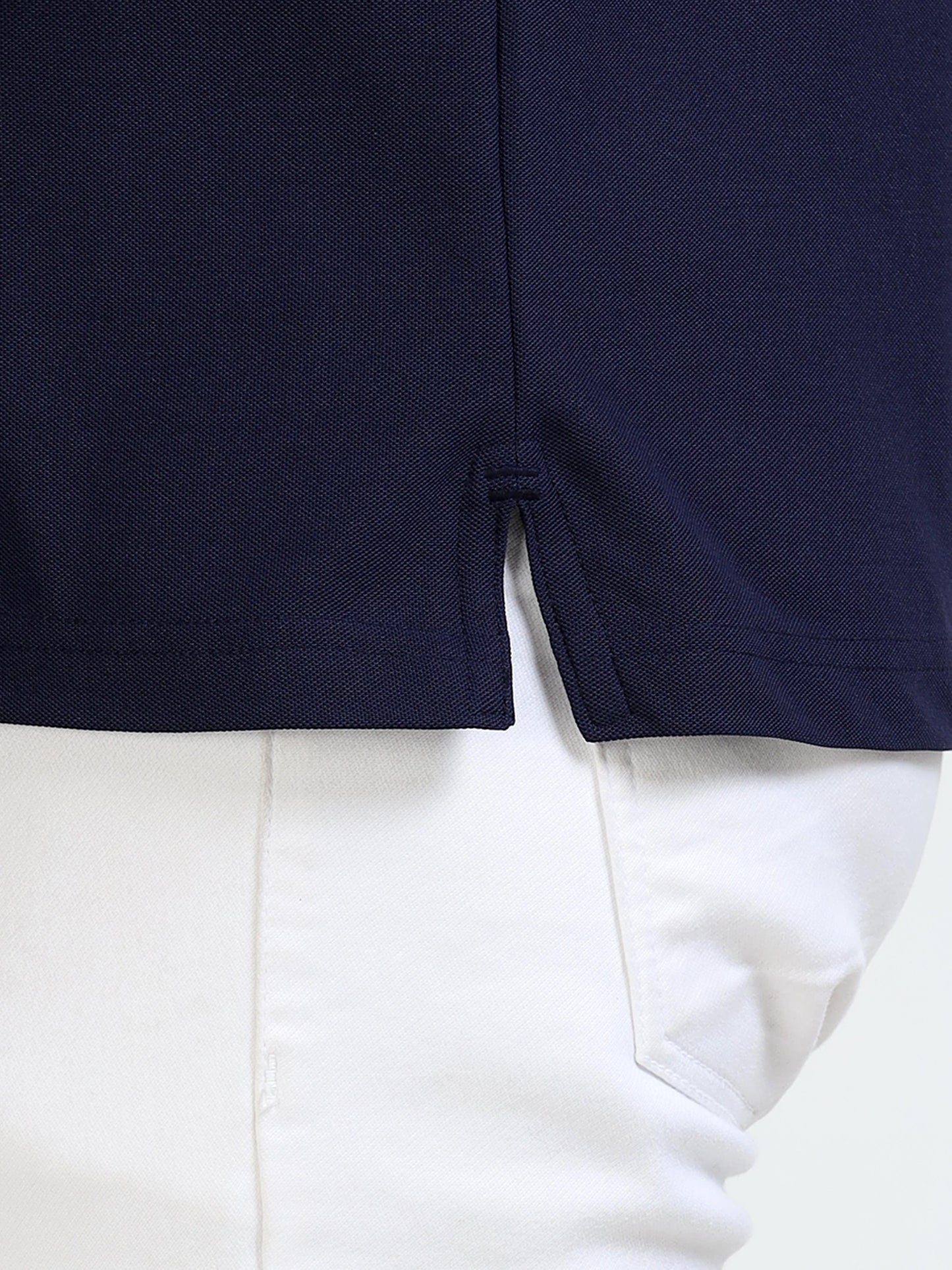 Premium Polo T-Shirt – Navy Blue
