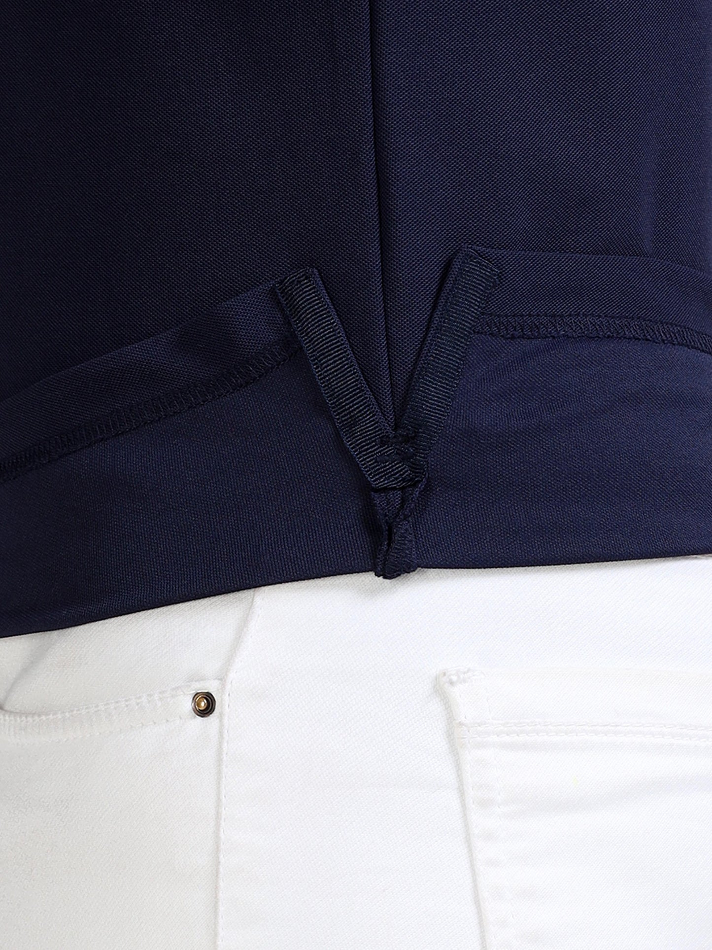 Premium Polo T-Shirt – Navy Blue