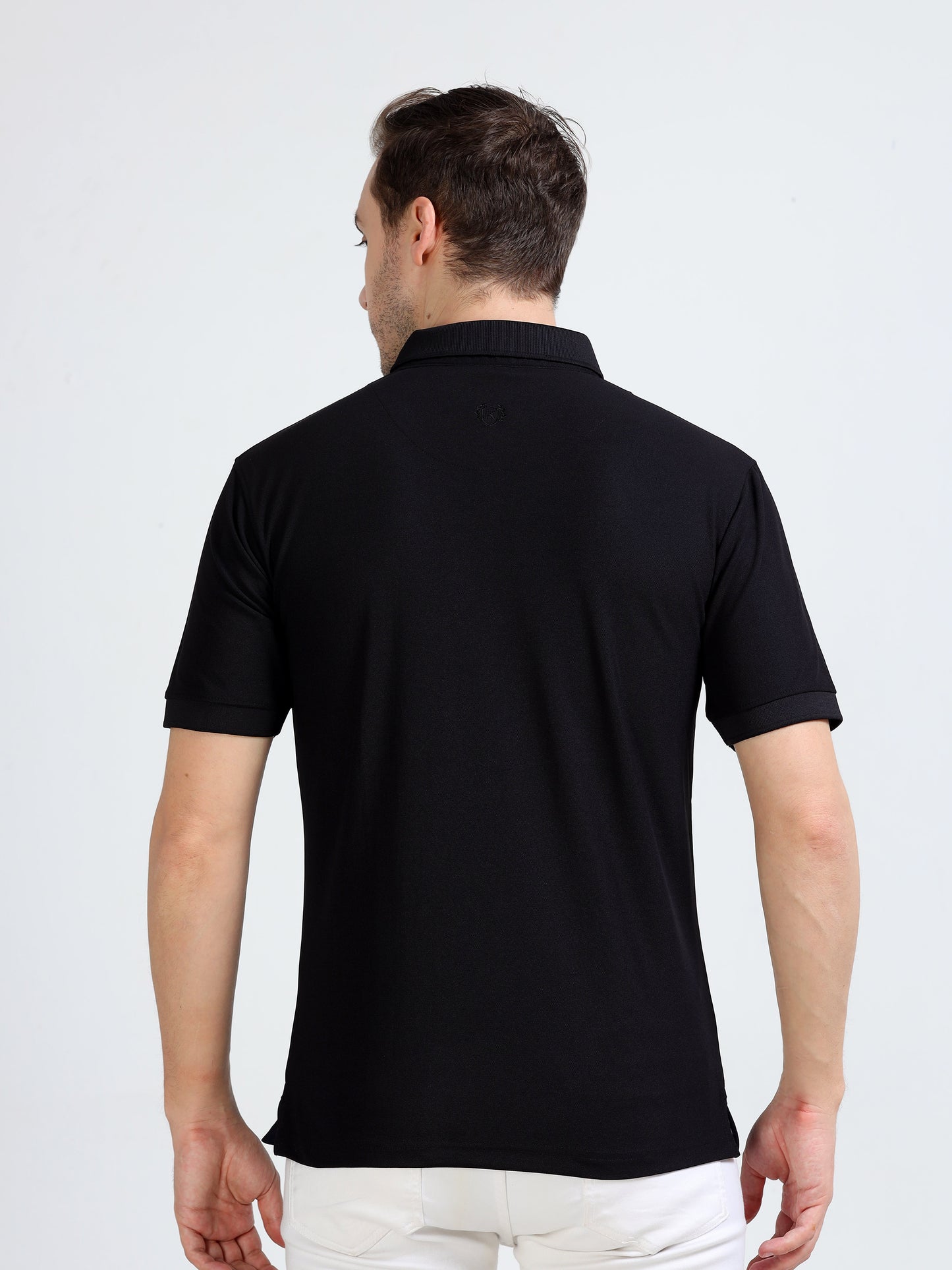 Premium Polo T-Shirt – Black