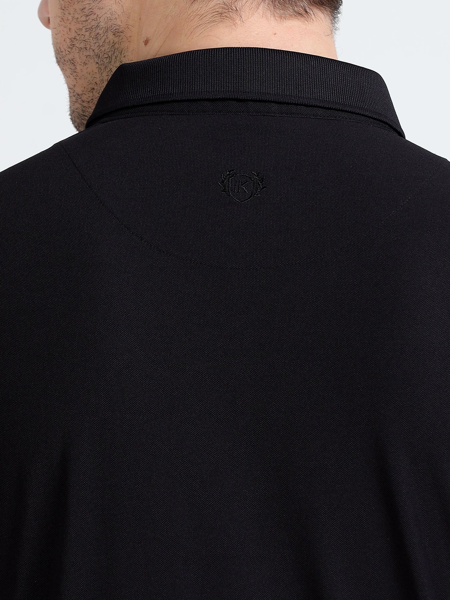 Premium Polo T-Shirt – Black