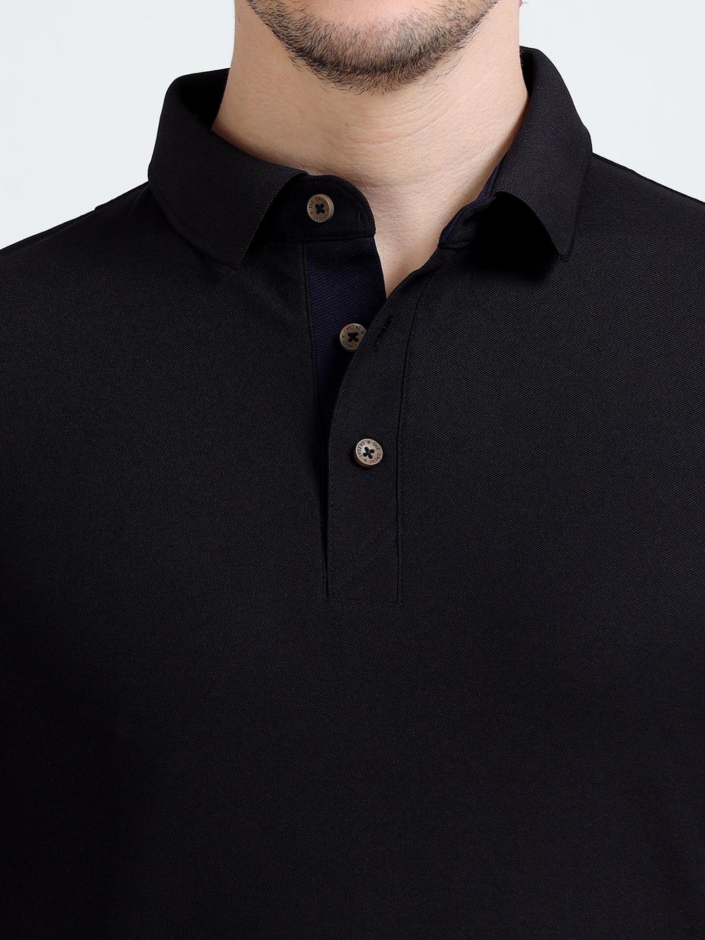 Premium Polo T-Shirt – Black